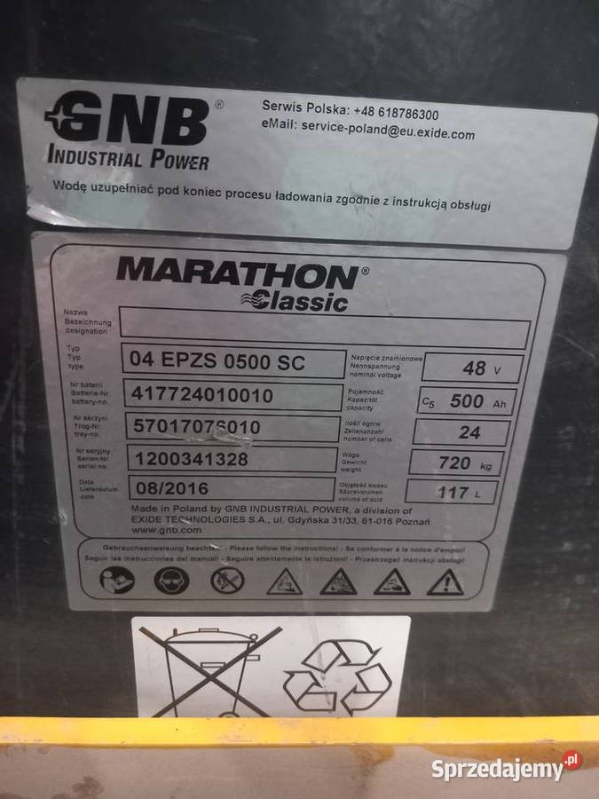 Wózek widłowy YALE ERP16ATF 1T Wózki widłowe Gliwice