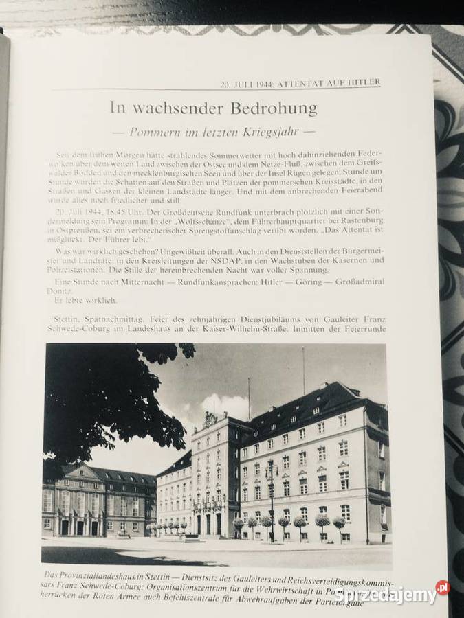 3774 Pomorze 1945 Historia Upadku III Rzeszy Szczecin sprzedam