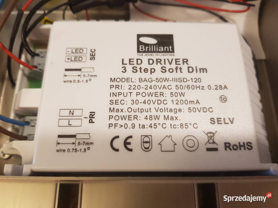 Zasilacz LED DRIVER BRILLIANT BAG50IIISD120 sprzedam