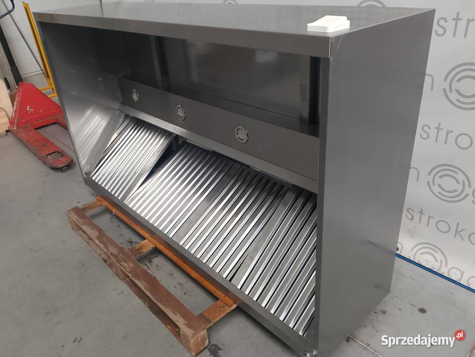 OKAP PRZYŚCIENNY SKRZYNIOWY Z ŁAPACZAMI 180X100 Wrocław sprzedam