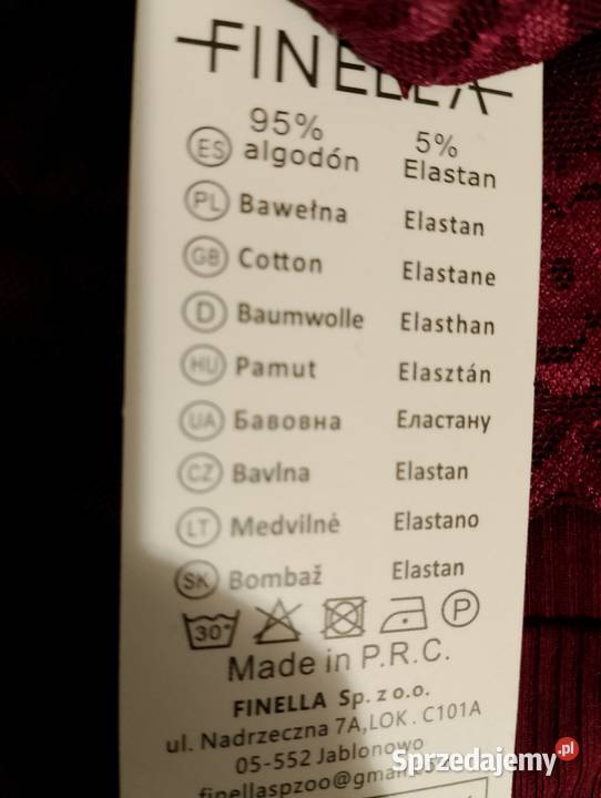 Majtki bawełna wysoki stan 3XL Inna marka Częstochowa