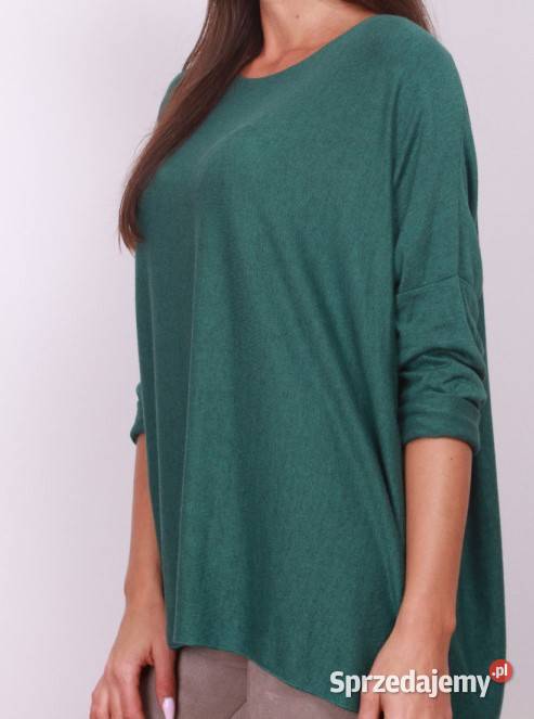 Sweterek angora wełna długi rękaw 6 kolorów niebieski Odzież damska Białystok