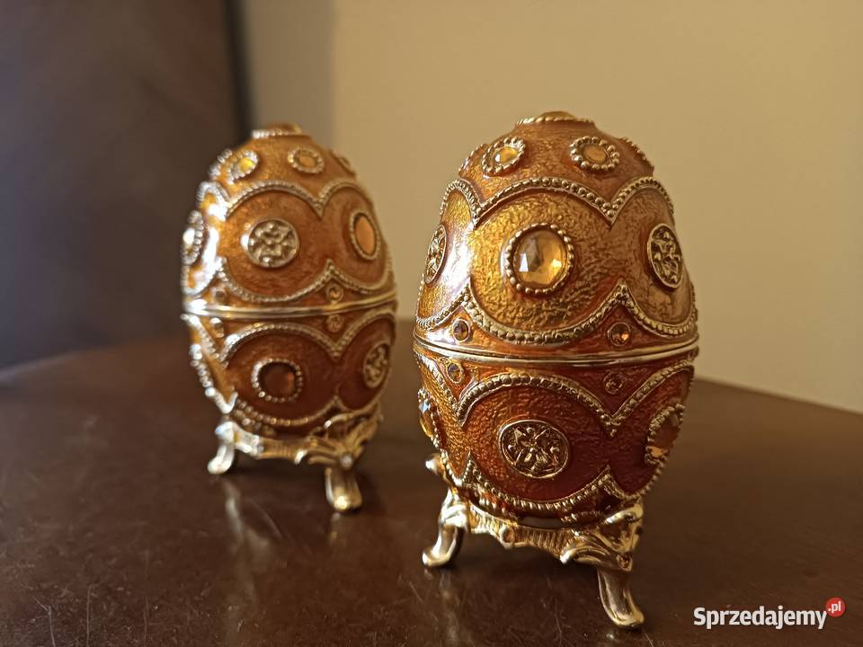 Jajko faberge puzdro szkatułka Budzyń
