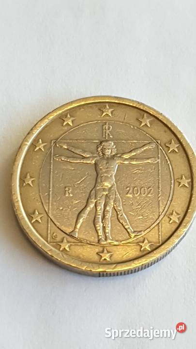 2 z 2002 Włochy Rzadki destrukt monety w Żary