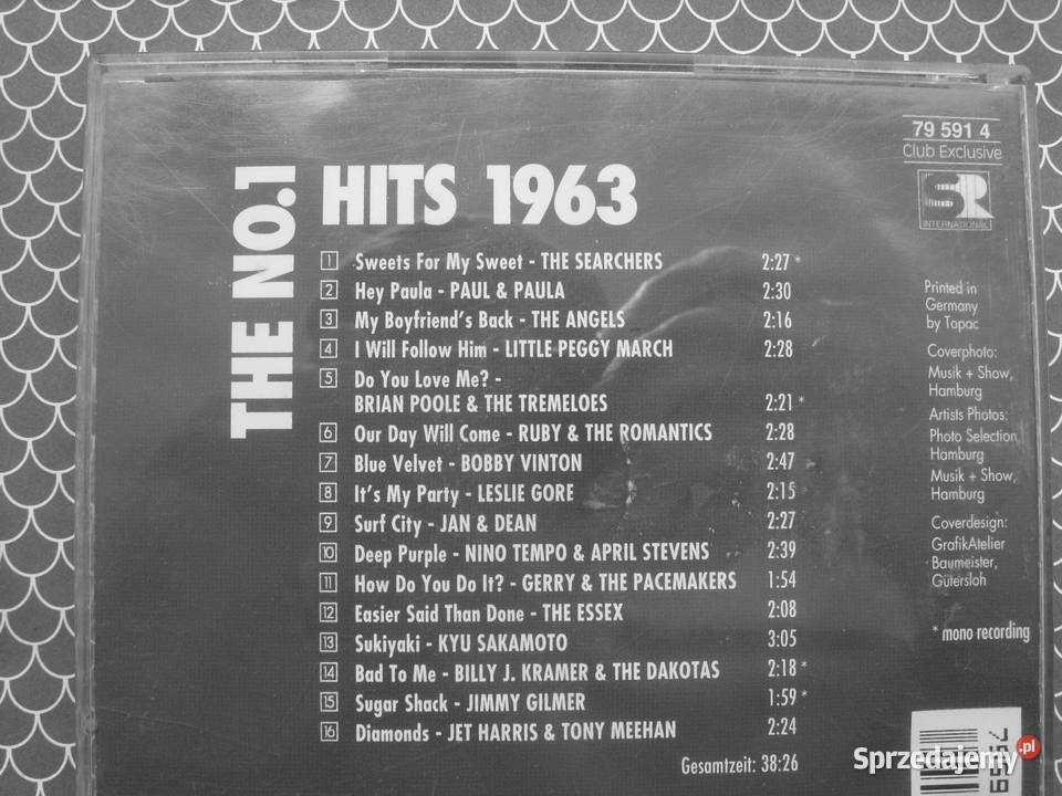 Plyty CD THE NO 1 HITS 1960 i 1963 Wołów