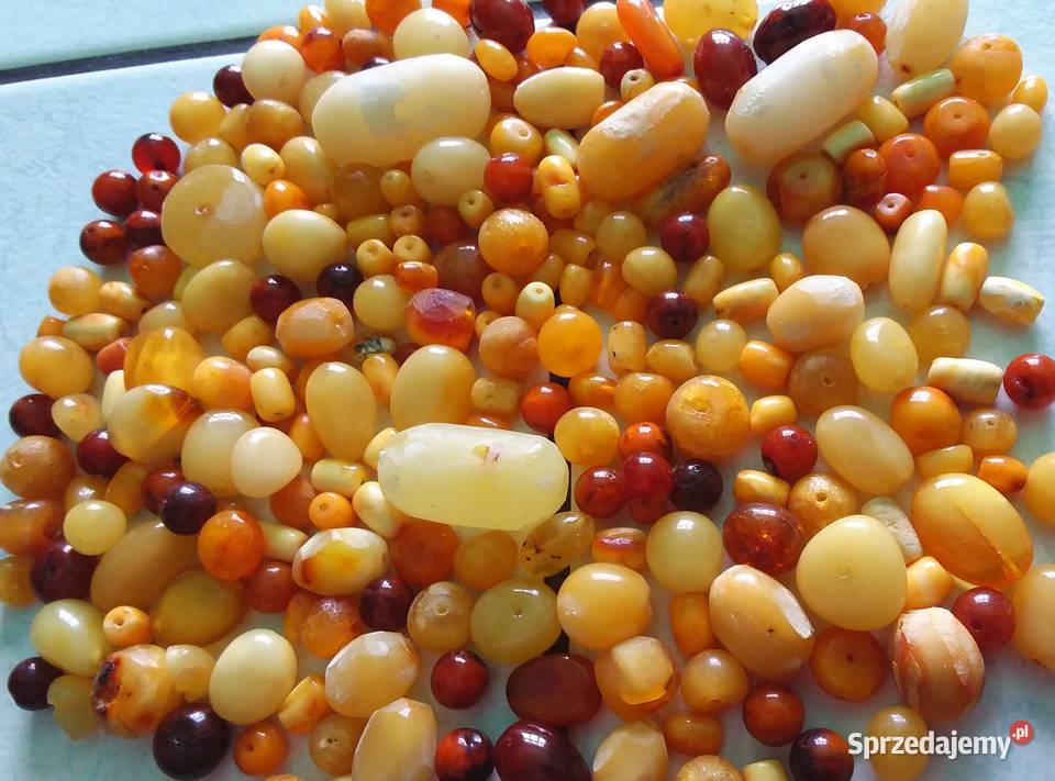 105grAntyczne koraliki z 100 NATURALNEGO Suszec