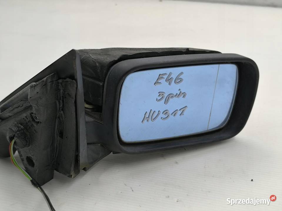 LUSTERKO ZEWNĘTRZNE PRAWE 5 PIN BMW E46 LIFT 20D osobowe wielkopolskie