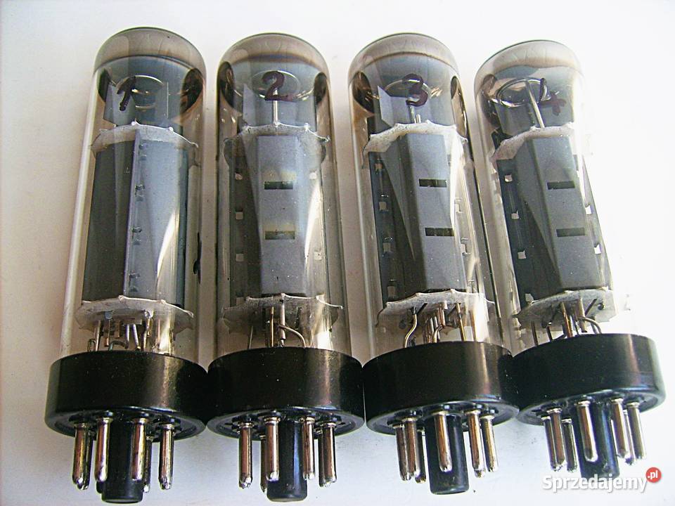 EL34 RFT KWARTET z lat 1960ych SHORT BASE