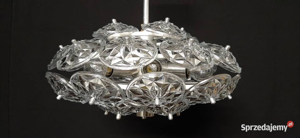 Żyrandol kryształowy Sputnik Veb lubelskie
