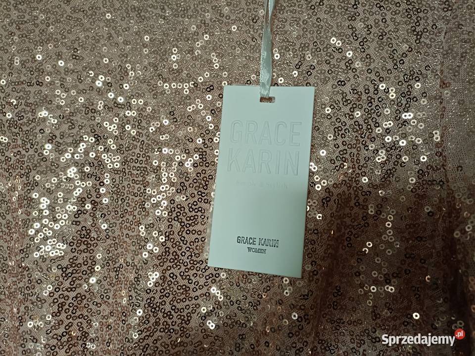 Bluzka w cekiny Grace Karin M pomorskie Kwidzyn