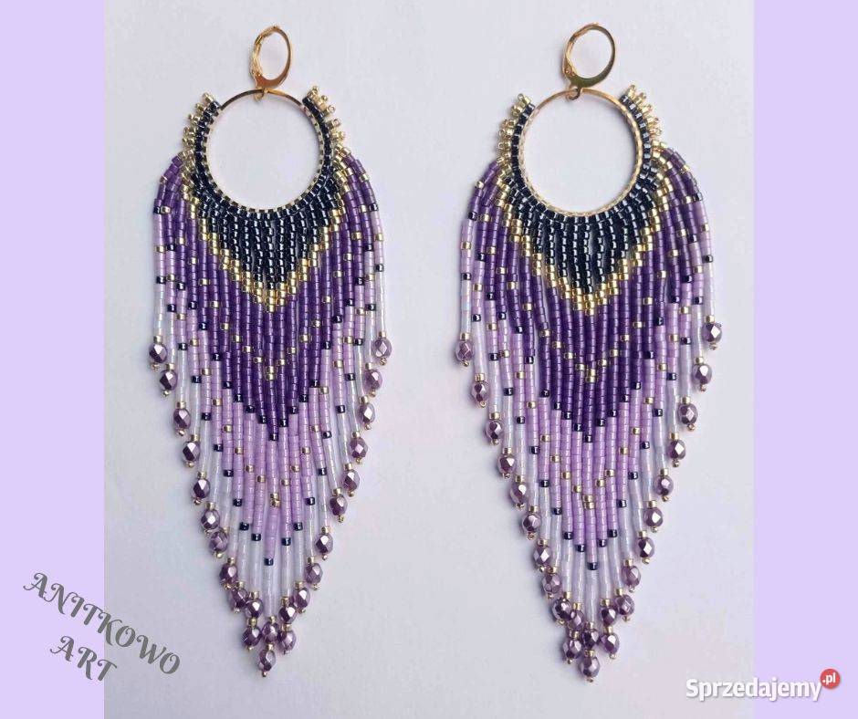 KOLCZYKI KORALIKOWE DWA KOŁANA KOLE