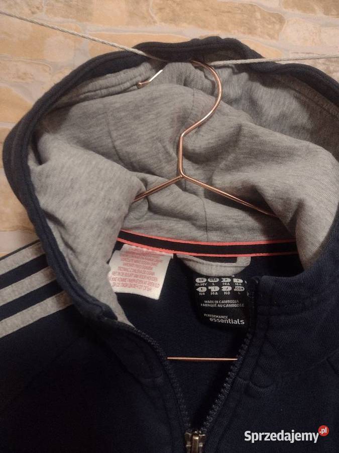 XSS ADIDAS Granatowa bluza sportowa z kapturem Kraków