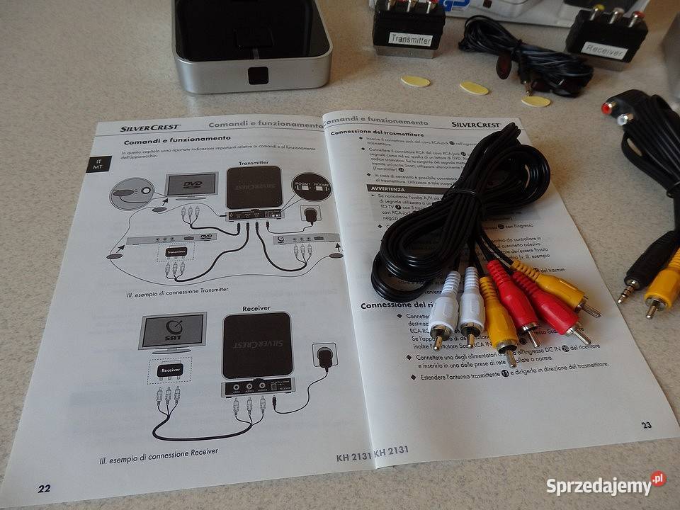 Transmiter bezprzewodowy sygnału AudioVideo NOWY Rzeszów