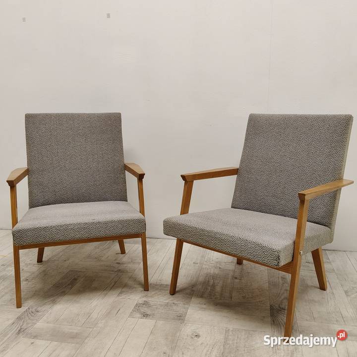 fotele PRL design vintage lata 70te łódzkie