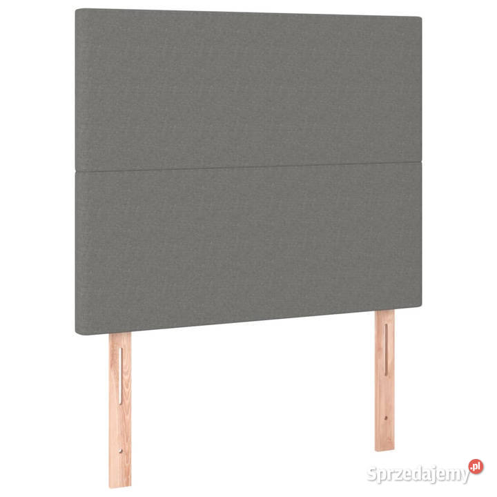 Zagłówek do łóżka z LED ciemnoszary 80x5x118128 Warszawa