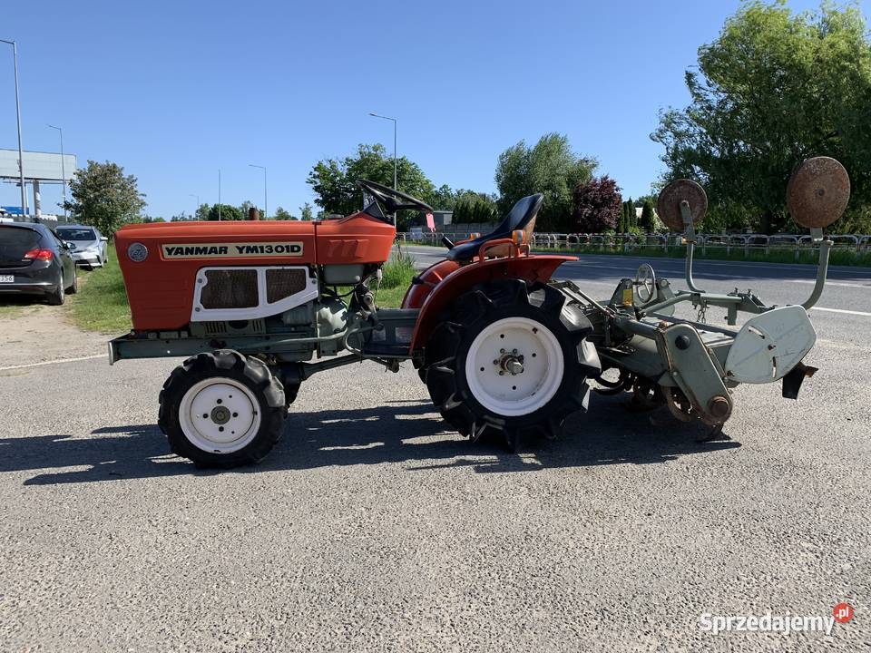 Traktorek Yanmar YM1301 z glebogryzarką 4x4 13 dolnośląskie Wisznia Mała