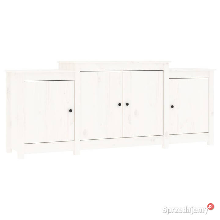 Komoda biała 164x37x68 drewno sosnowe WM821493 Dom i Ogród Warszawa