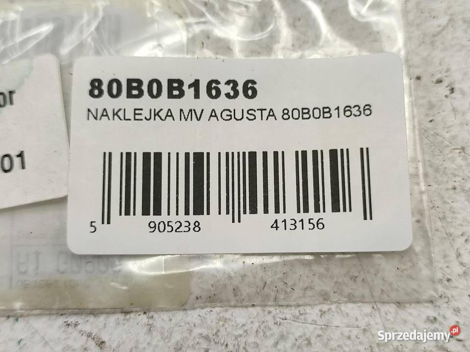 NAKLEJKA BRUTALE NA BAK PRAWA STR MV AGUSTA lubelskie