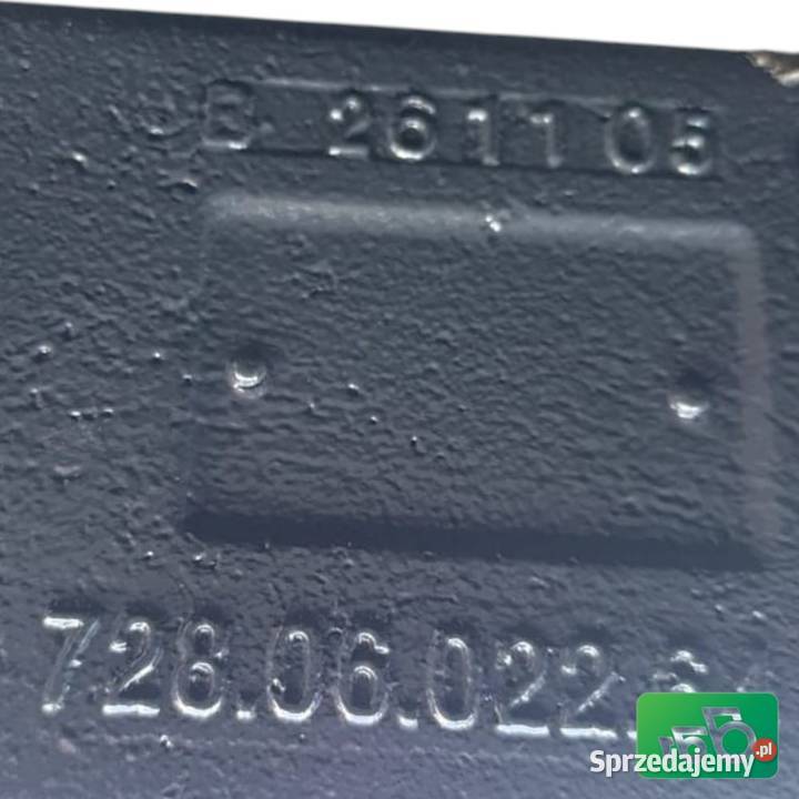 Przedni most 728060368 AGCO E174301020010 Fendt Pozostałe