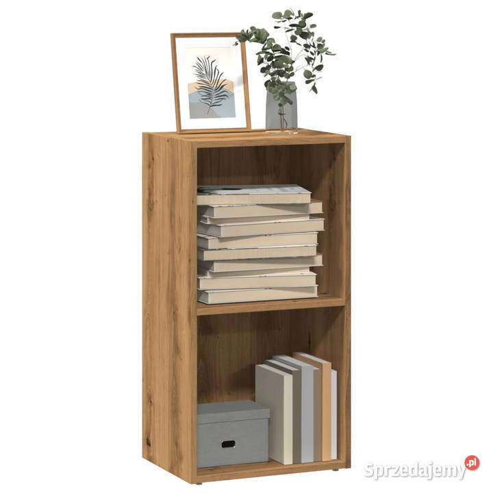 Regał na książki dąb artisian 40x30x77 WM857866 mazowieckie Warszawa