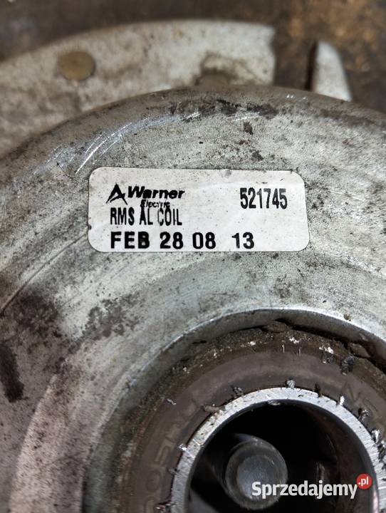 Sprzęgło elektromagnetyczne traktora do WARNER Pozostałe Ścinawa