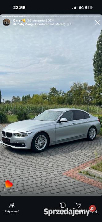 Bmw F30 320D 2018R Niski przebieg Zduńska Wola