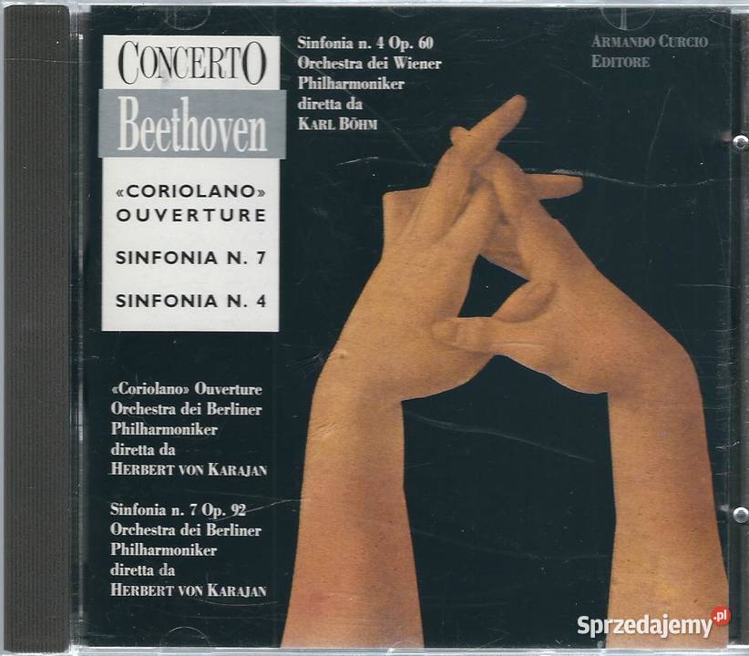 CD Beethoven Concerto Sinfonia N 7 4 1989 mazowieckie Brwinów