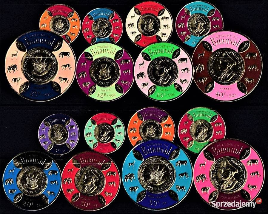 BURUNDI 1965 dwie kompletne serie MNH wysyłka Człuchów