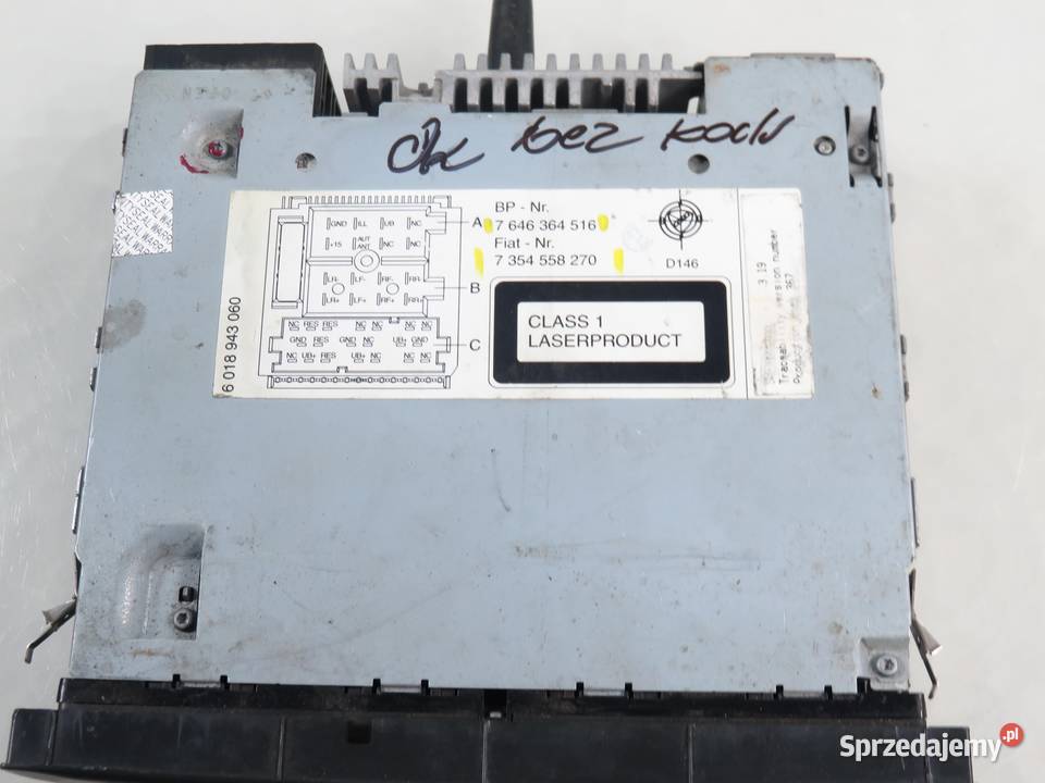 RADIO SEAT IBIZA III 6L1 7646364516 małopolskie