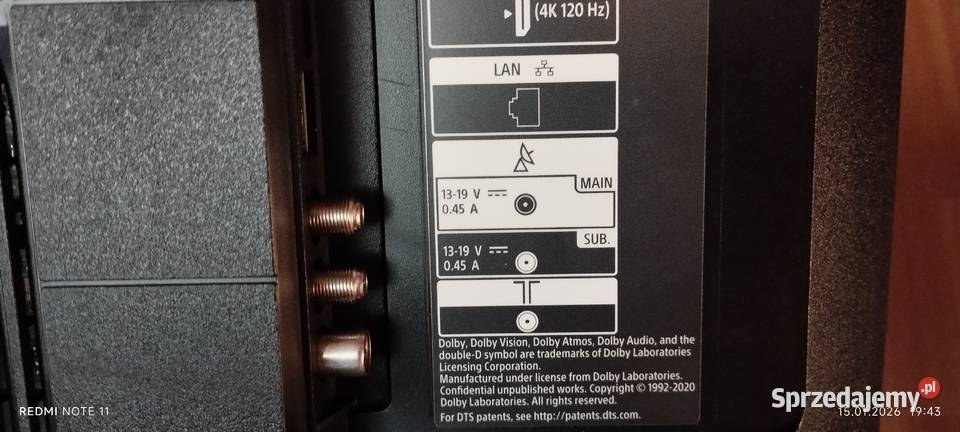 TV SONY NOWY 55 Gliwice