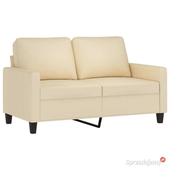 2osobowa sofa kremowa 120 tapicerowana tkaniną mazowieckie