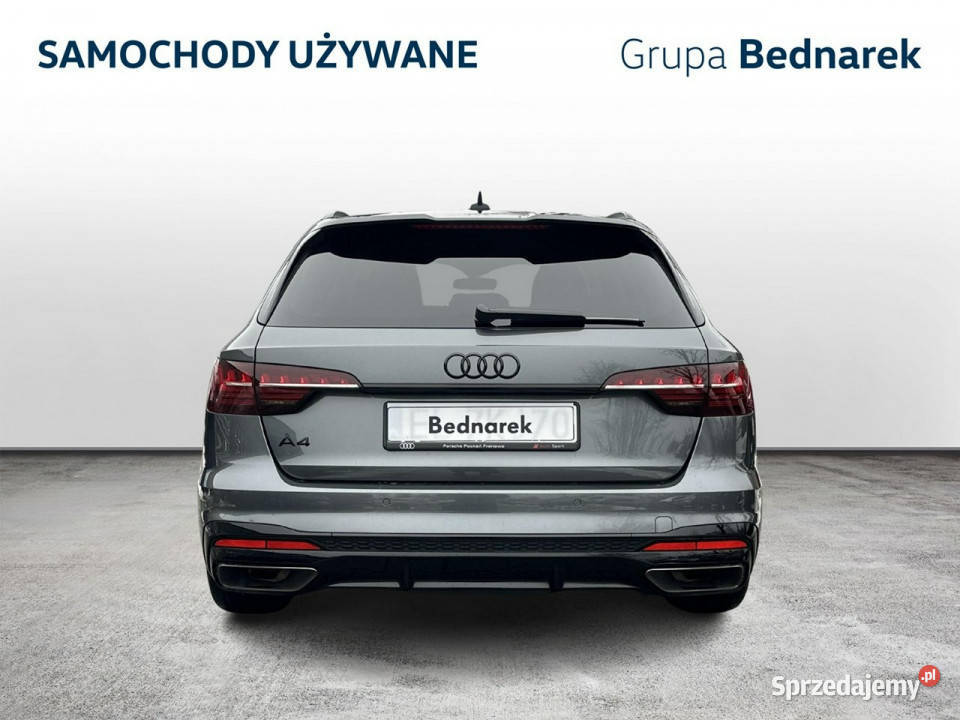 Audi A4 Bezwypadkowy Salon Polska Serwis ASO elektryczne lusterka Samochody osobowe Łódź