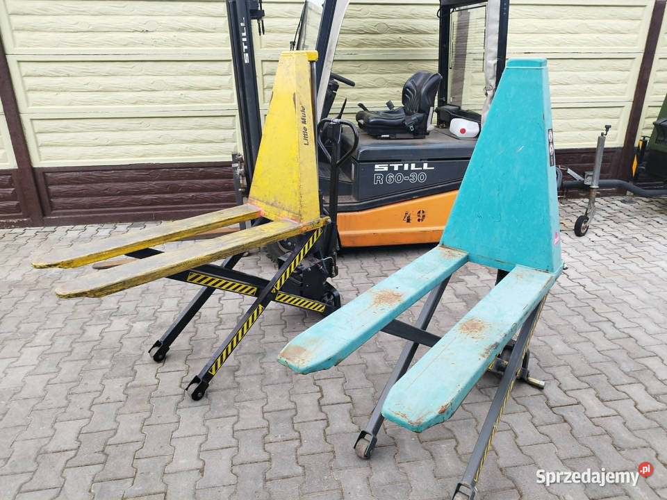 Wózek paletowy ręczny i elektryczny krzyżowy Strzyżew sprzedam