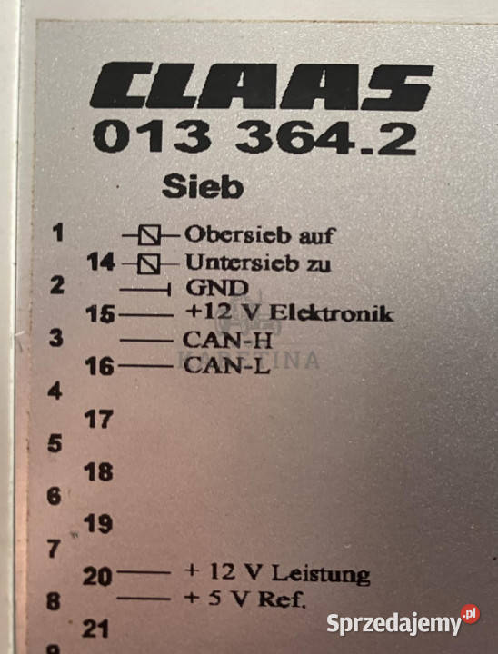 Claas SIEB Moduł 013 3642 Jastrzębniki sprzedam
