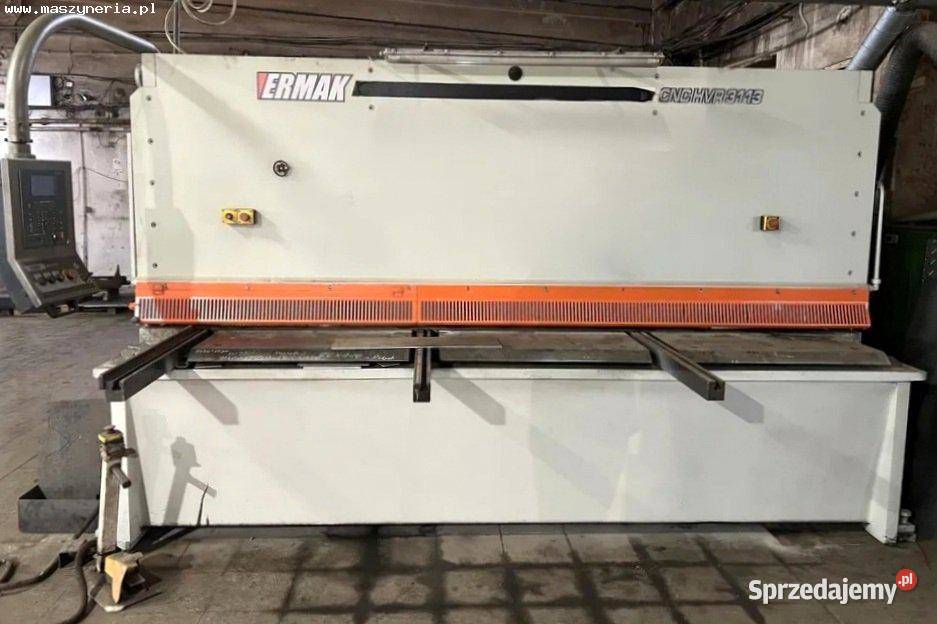 Nożyce gilotynowe hydrauliczne ERMAK CNC HVR Produkcja Jelenia Góra