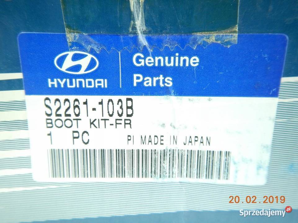 OSŁONA PRZEGUBU HYUNDAI KIA Z ASO S2261103B osobowe sprzedam