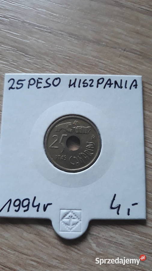 25 Peset Hiszpania 1994 r Konin