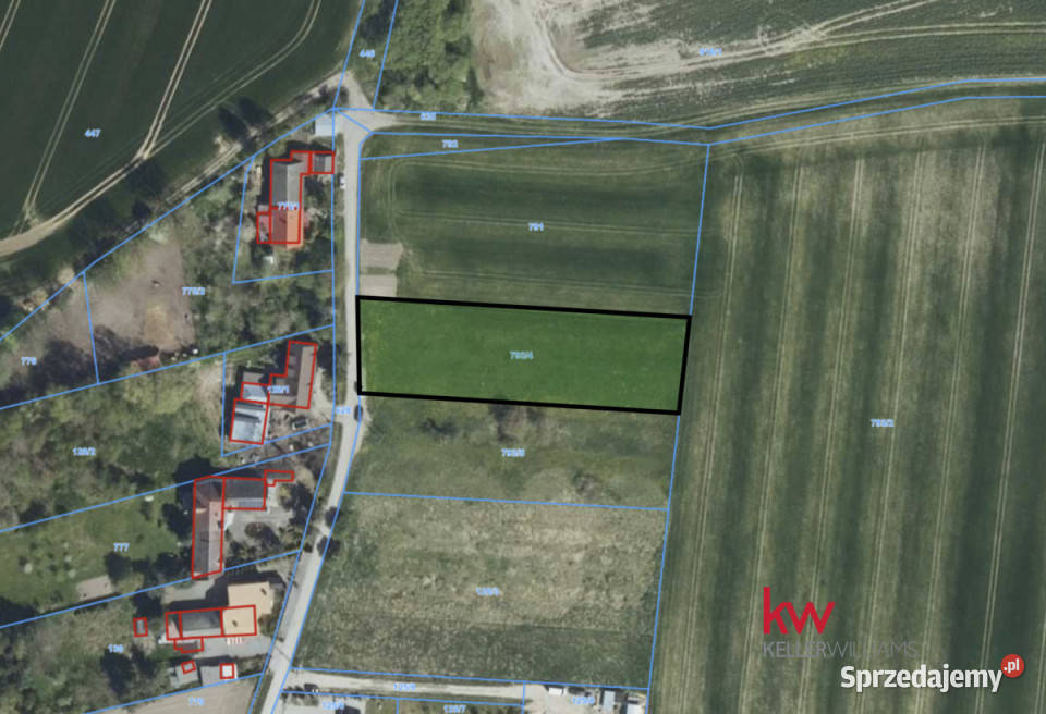 sprzedaży gruntu Uciechów 2694 metry Sprzedaż dolnośląskie