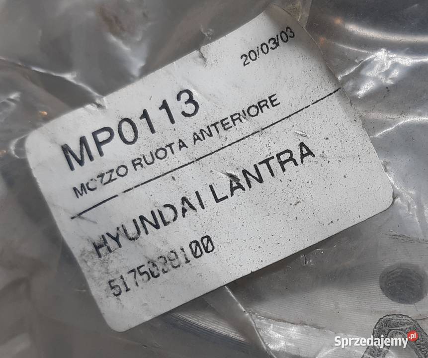 PIASTA KOŁA PRZÓD HYUNDAI LANTRA II 5175029100 Mielęcin
