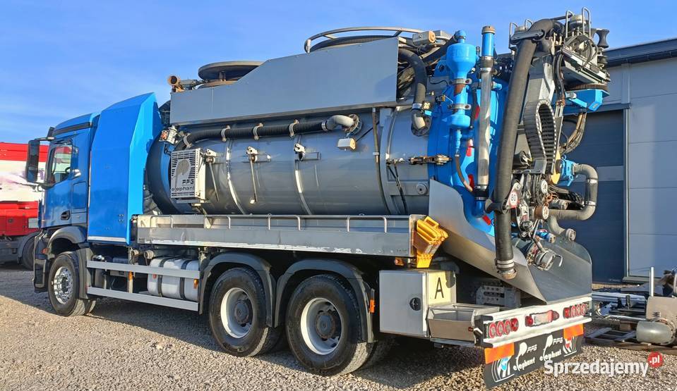MERCEDES AROCS FFG RECYKLING wuko beczka diesel Brzechów