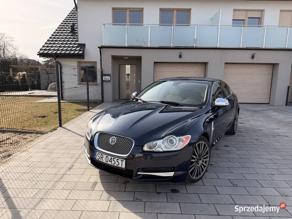 Jaguar XF 27 diesel 175 2008r jasne skory Gotartów
