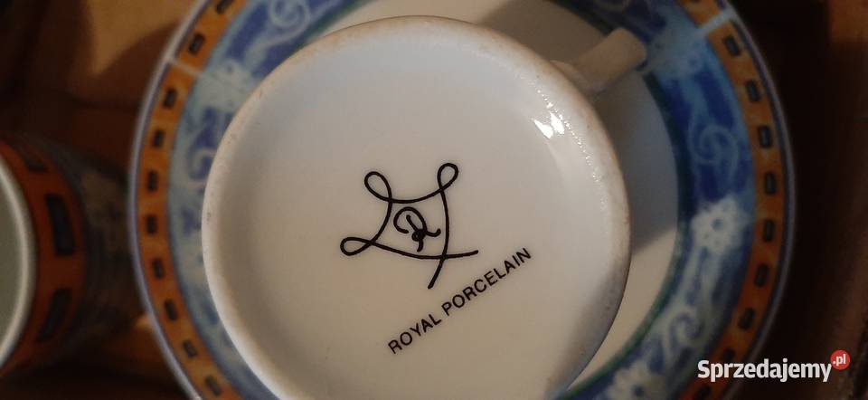 Komplet porcelanapodstawki i kubeczki dolnośląskie Wrocław