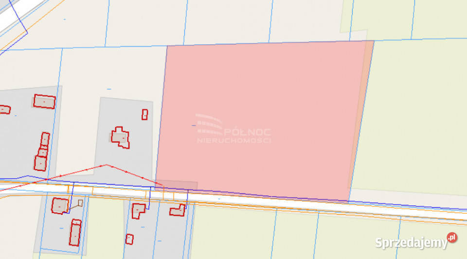 14 091 m w Pokiniance WZ na 8 domów Sprzedaż Pokinianka