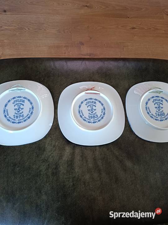 Talerze myśliwskie okolicznościowe szwedzkie Lipno