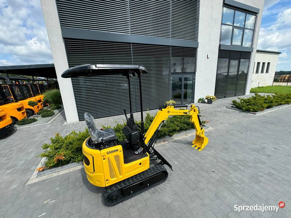 Mini koparka nowa GG800N Gunter Grossmann Łódź