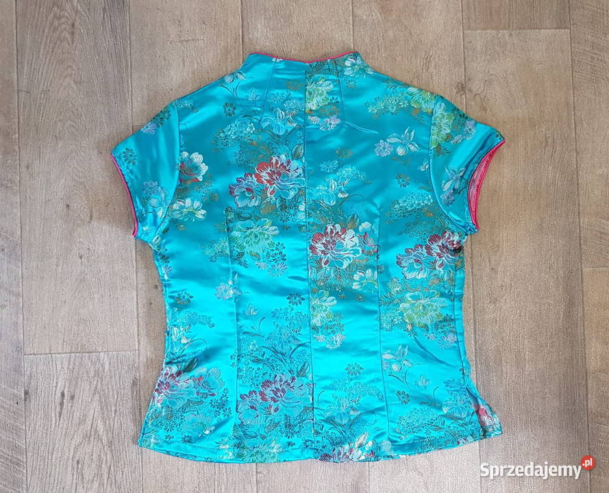 Piękny Egzotyczny Turkusowy Haftowany Oriental Kudowa-Zdrój sprzedam