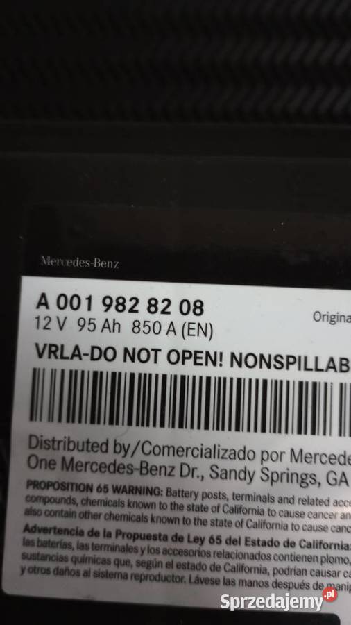 Akumulator AGM 95Ah Mercedes osobowe Wola Dalsza