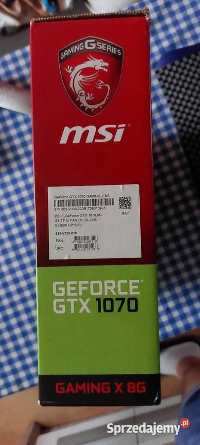 Karta graficzna GeForce GTX 1070 Gaming x 8gb Włocławek