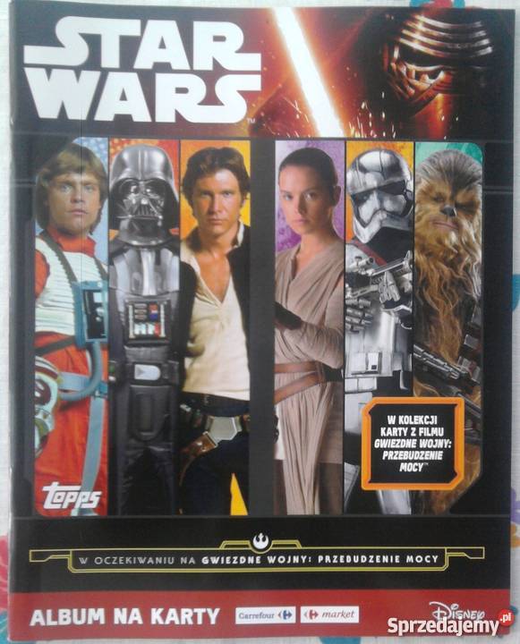 Przebudzenie mocy Karty STAR WARS 120 kart ALBUM