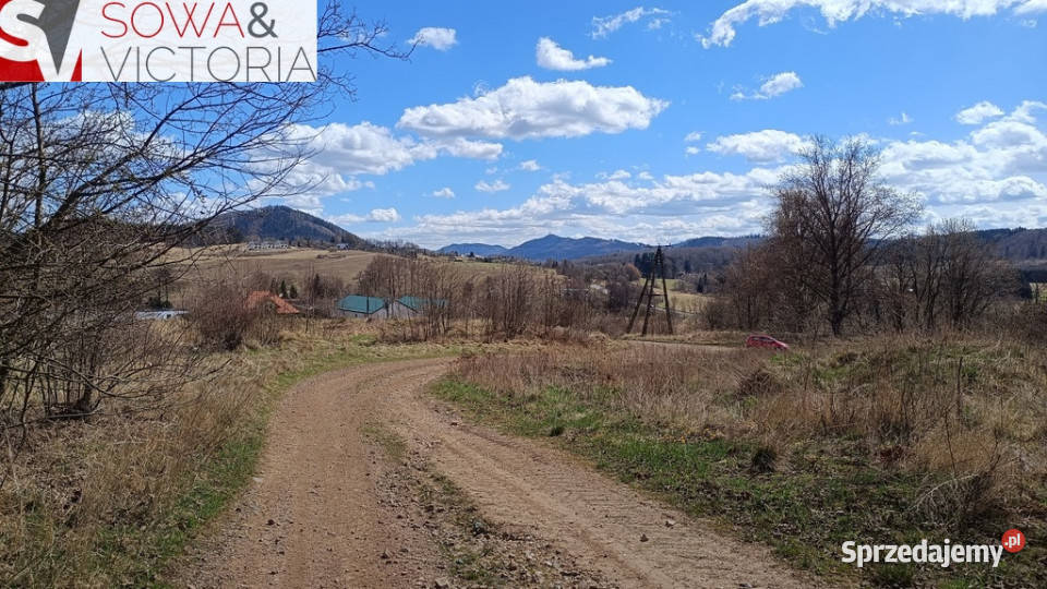 Słoneczna widokowa działka Jabłów